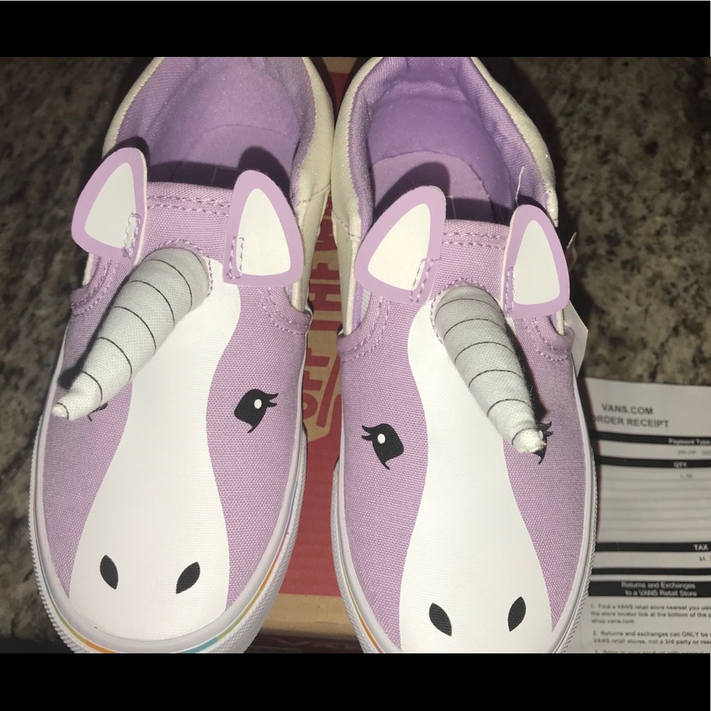 Kid Vans Unicorn Sneakers brand new with box! Sz13